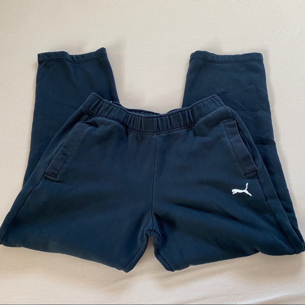 Puma Black Sweatpants Medium